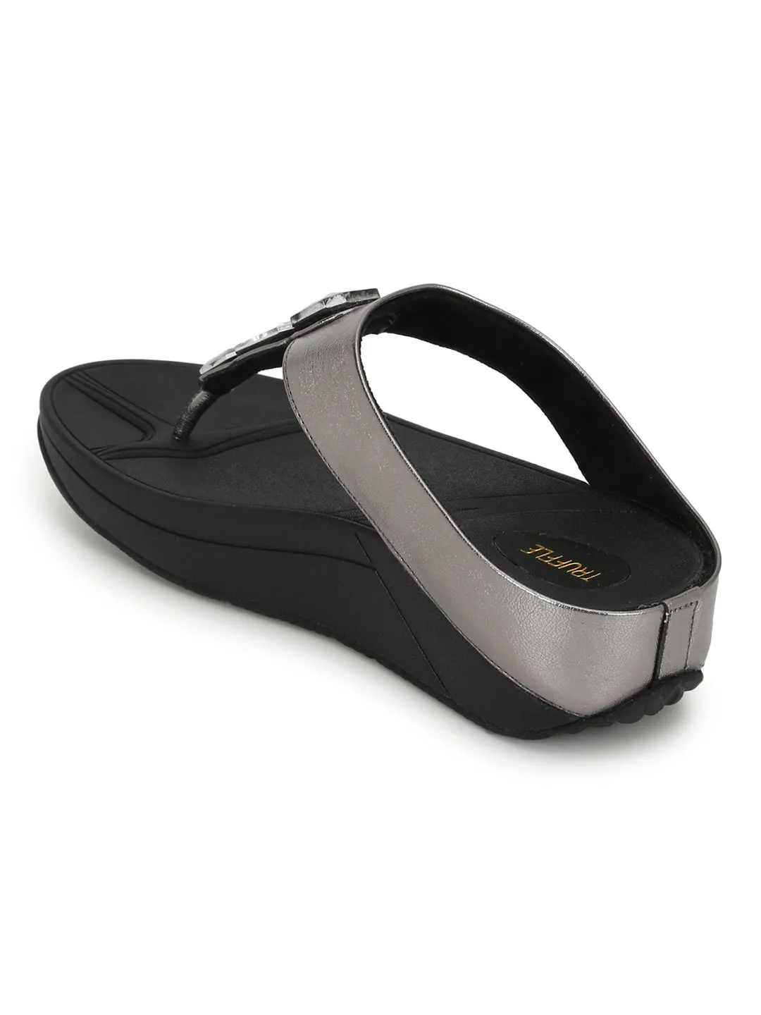 Escarpins confortables en PU noir (TC-CD-804-BLK)