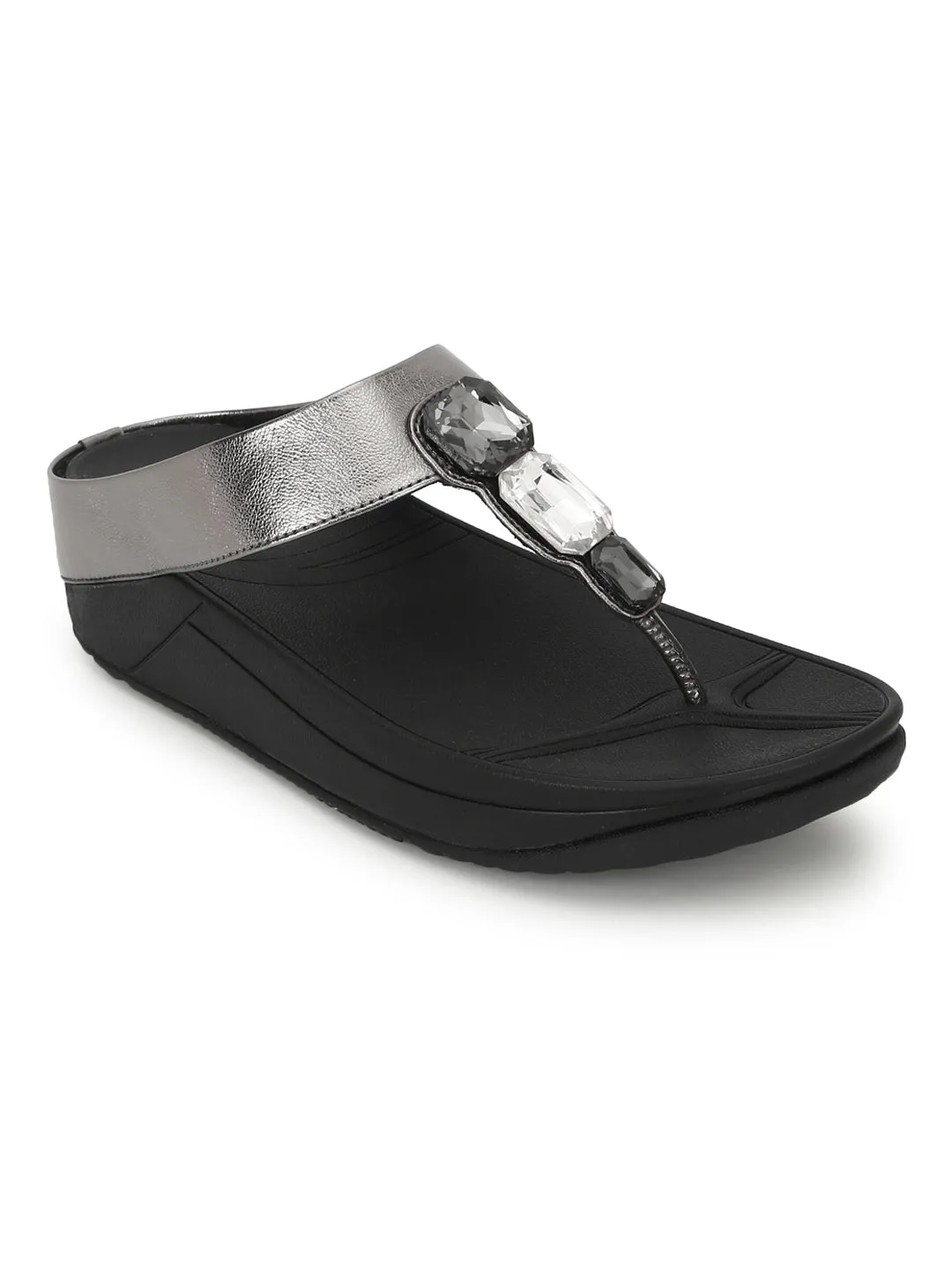 Escarpins confortables en PU noir (TC-CD-804-BLK)