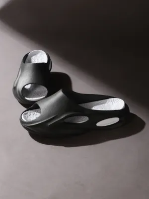 Escarpins en PU noir à enfiler (TC-FONDA1-BLK)
