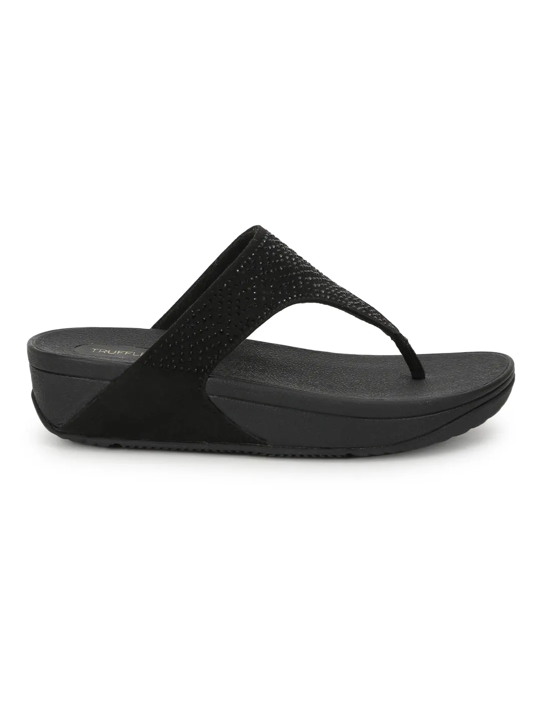 Escarpins Confort en Suède Noir (TC-CD-905-BLK)