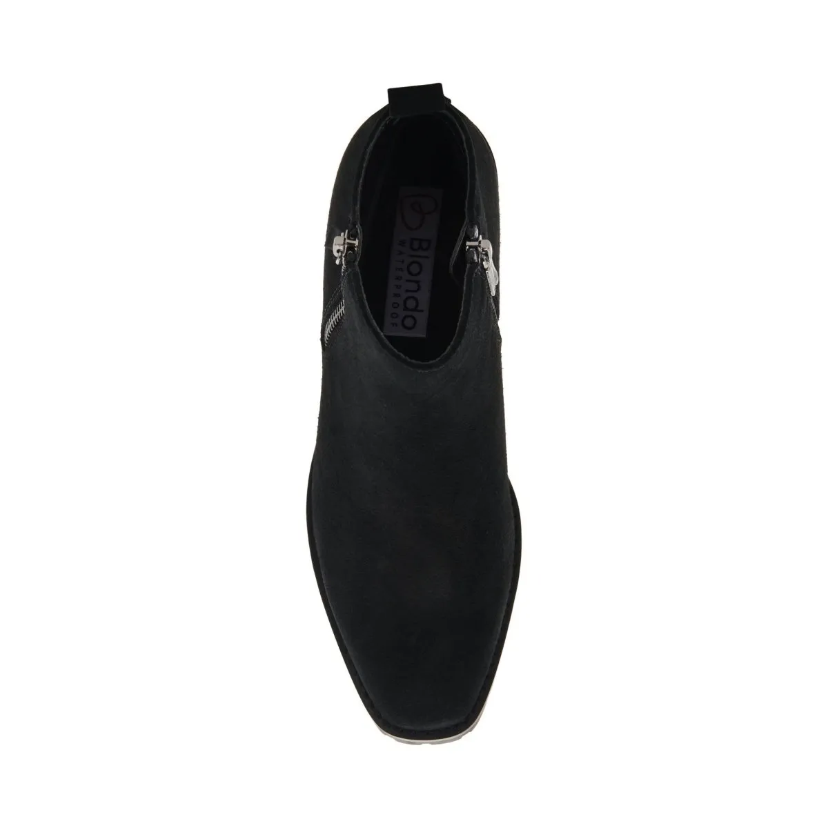Bottes cheville imperméables en daim noir Samara pour femme Blondo