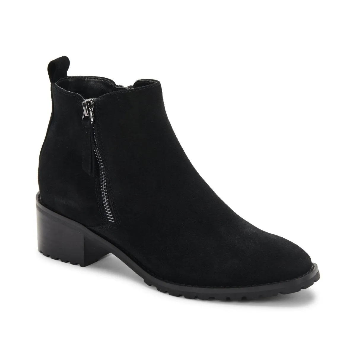 Bottes cheville imperméables en daim noir Samara pour femme Blondo