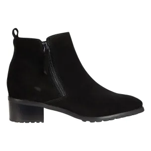 Bottes cheville imperméables en daim noir Samara pour femme Blondo