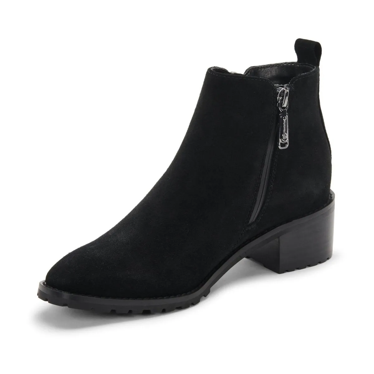 Bottes cheville imperméables en daim noir Samara pour femme Blondo