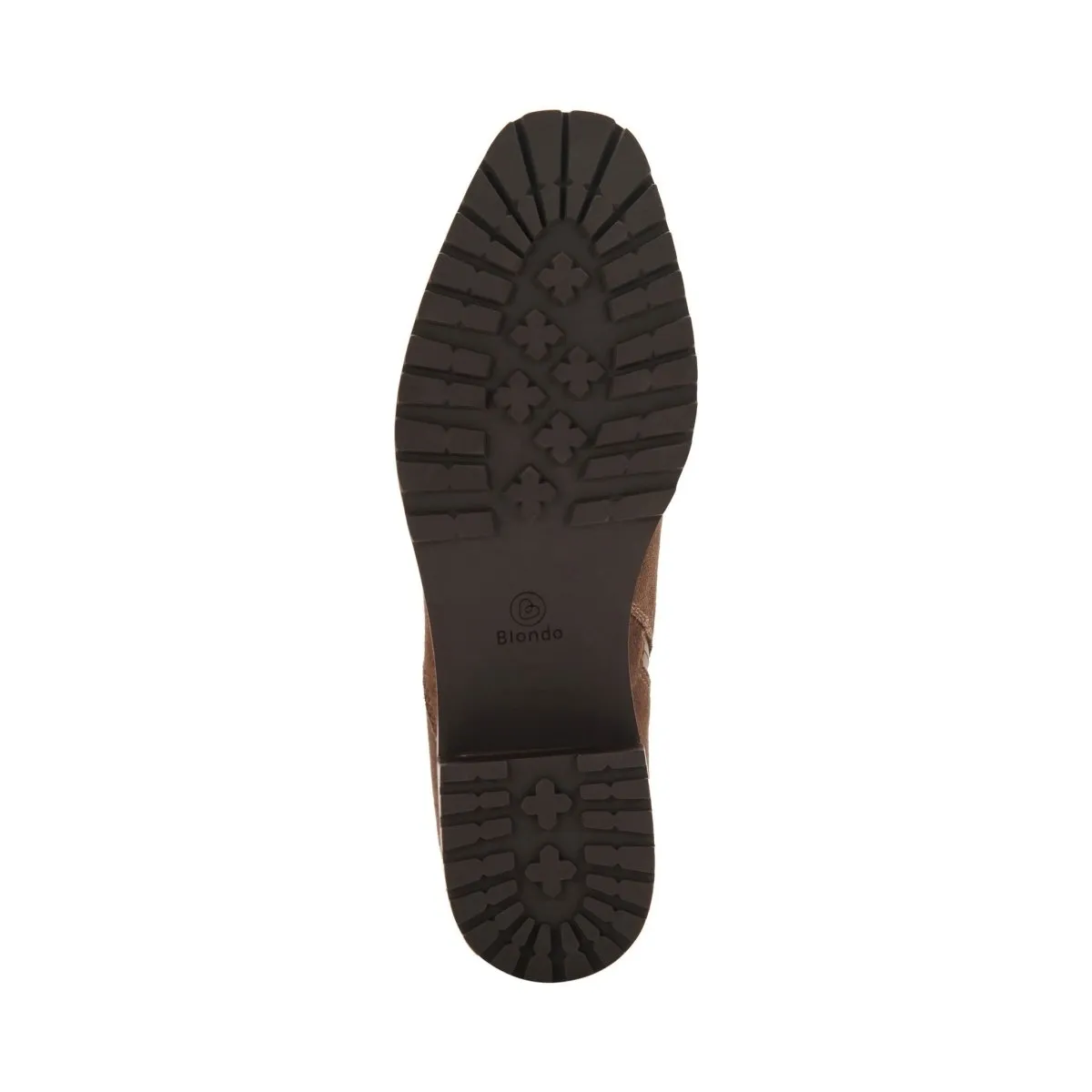 Bottes cheville imperméables en daim taupe foncé Samara pour femme Blondo