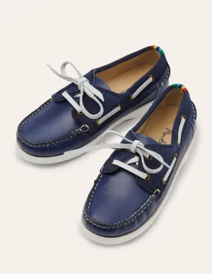 Chaussures bateau - Bleu marine universitaire