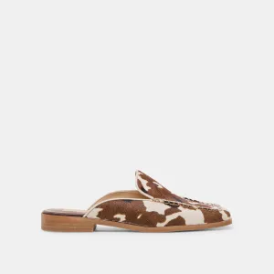 BRADLY FLATS COCOA TAURUS POIL DE VEAU