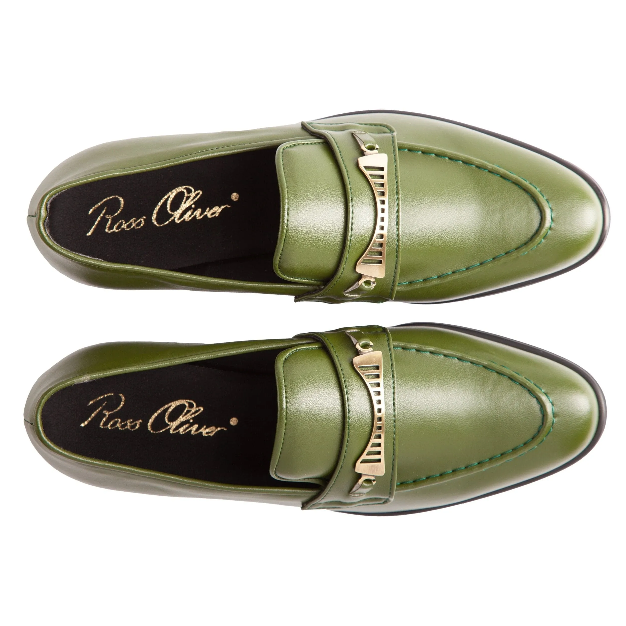 Bridge-Bit Mocassin Vegan en Cuir de Cactus | Vert