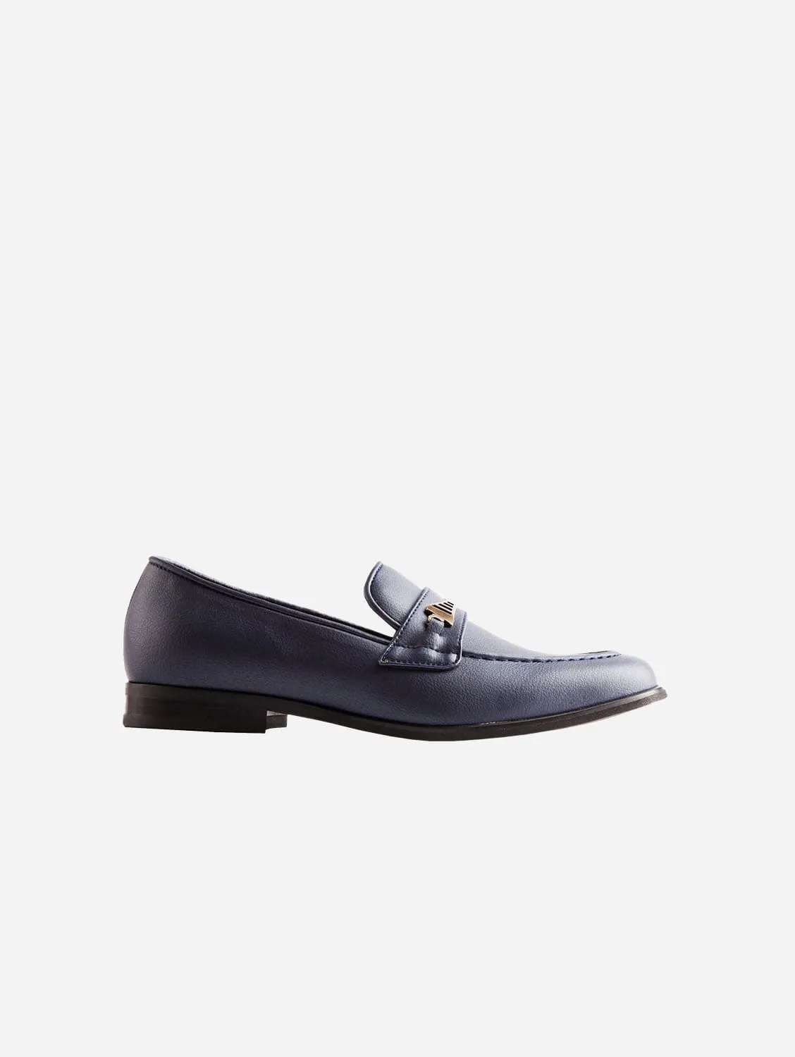 Mocassin Vegan en Cuir de Cactus Bridge-Bit | Marine