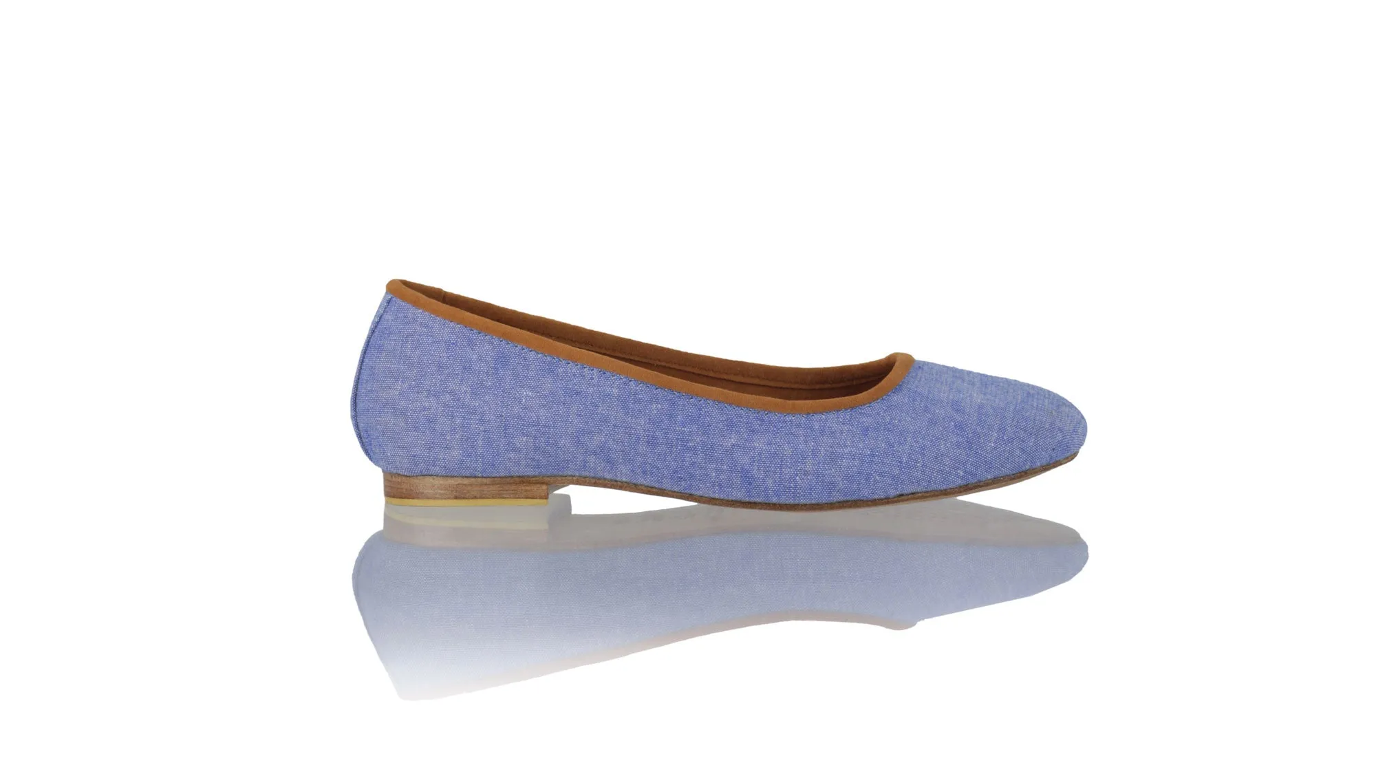 Brigitte 20mm Ballet - Jean bleu clair
