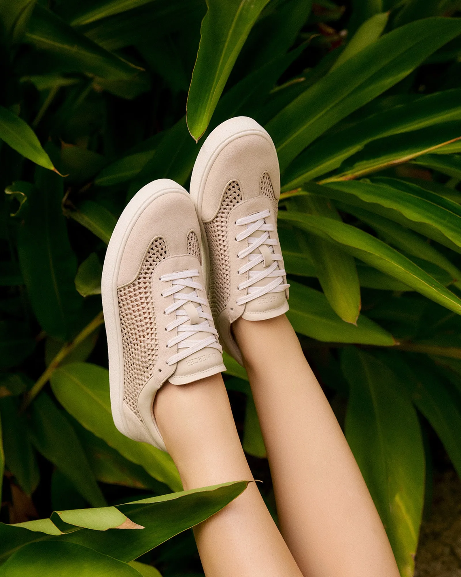 BRITT SNEAKERS CROCHET BONE