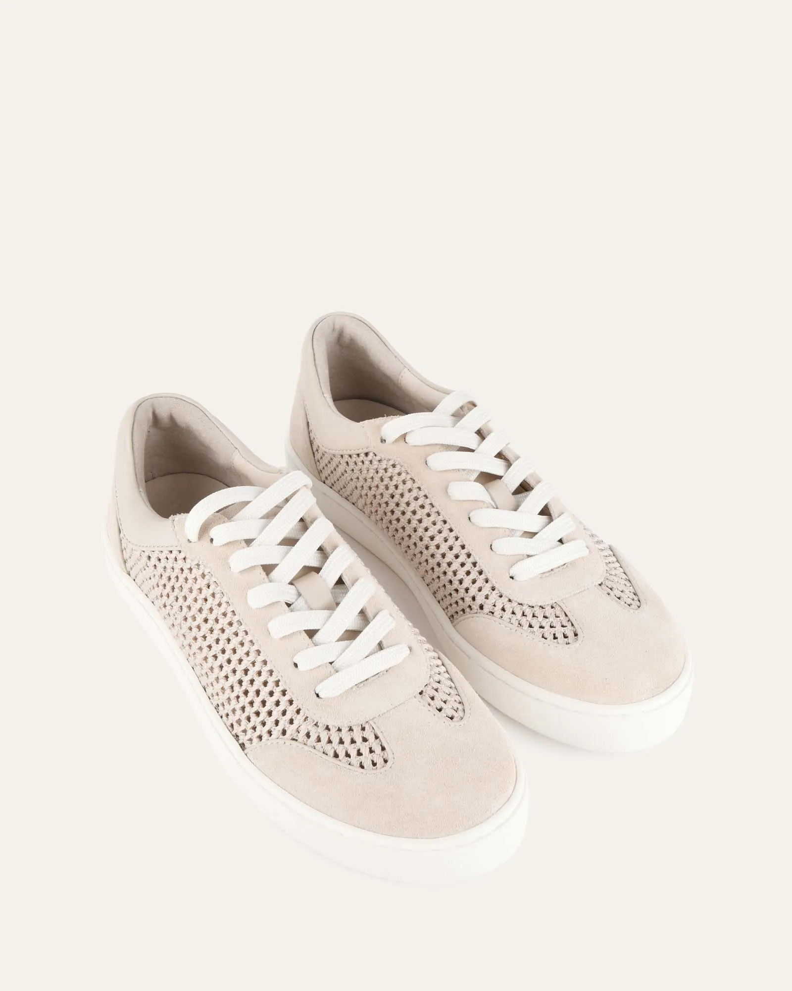 BRITT SNEAKERS CROCHET BONE