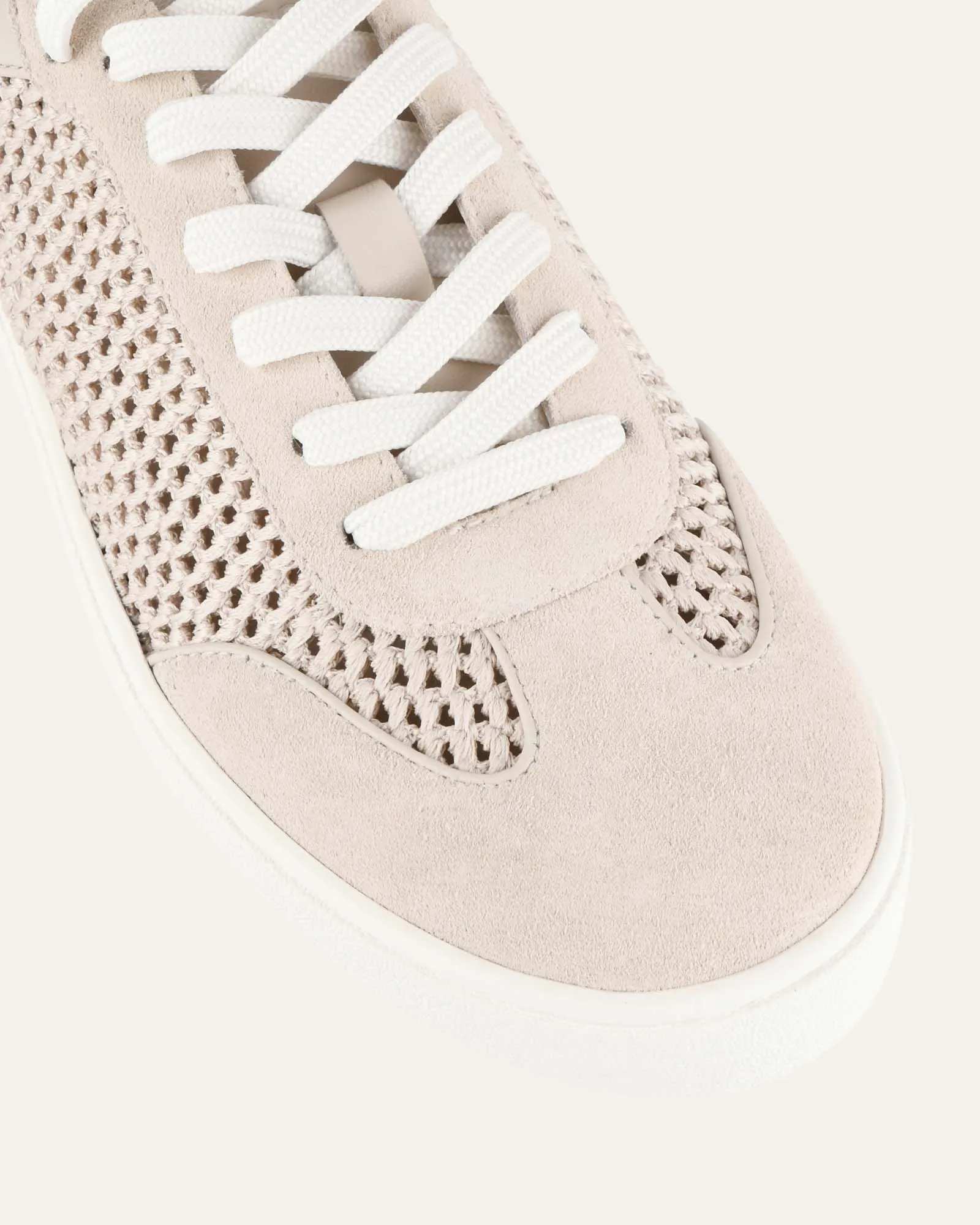 BRITT SNEAKERS CROCHET BONE