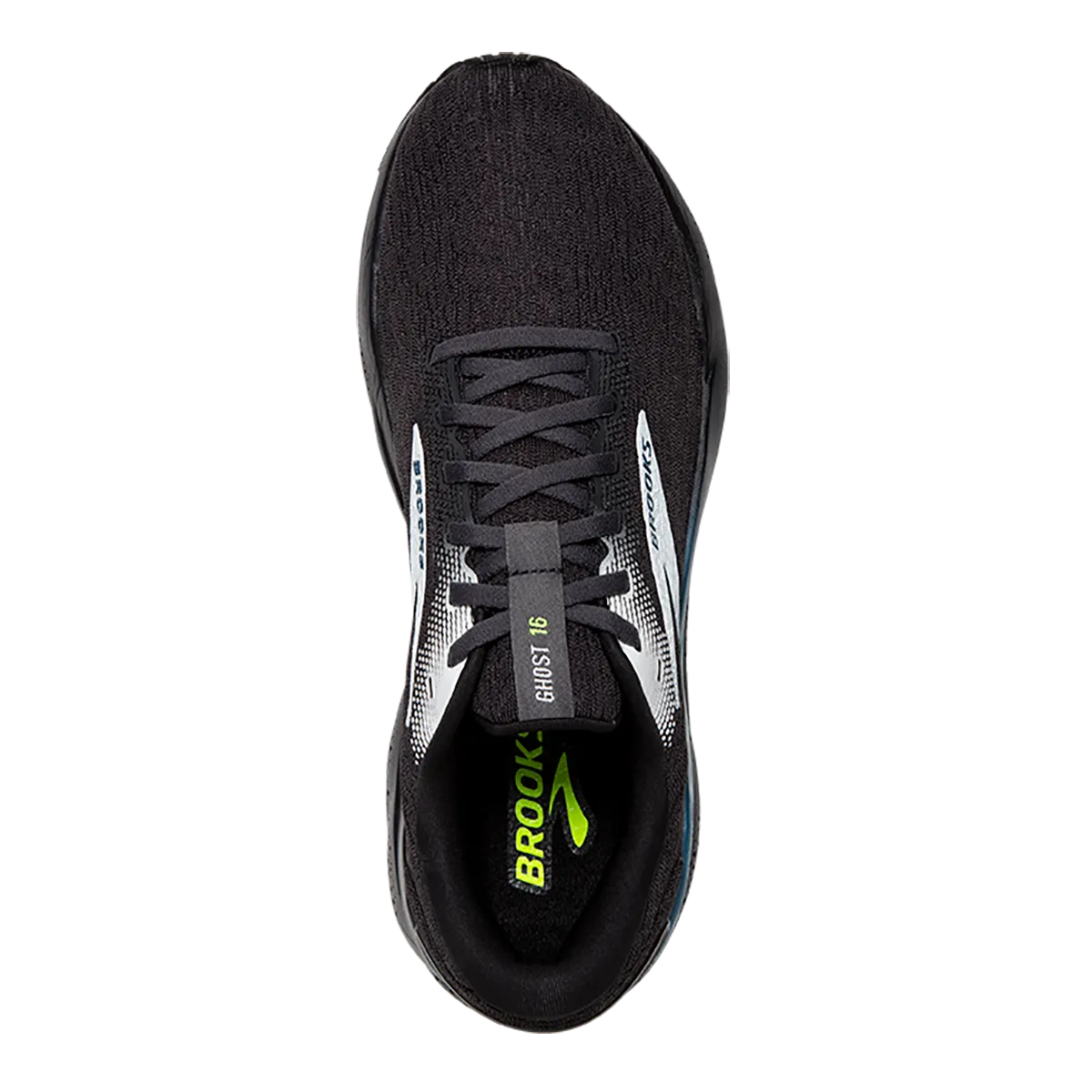Brooks Ghost 16 - Noir - Ébène - Bleu