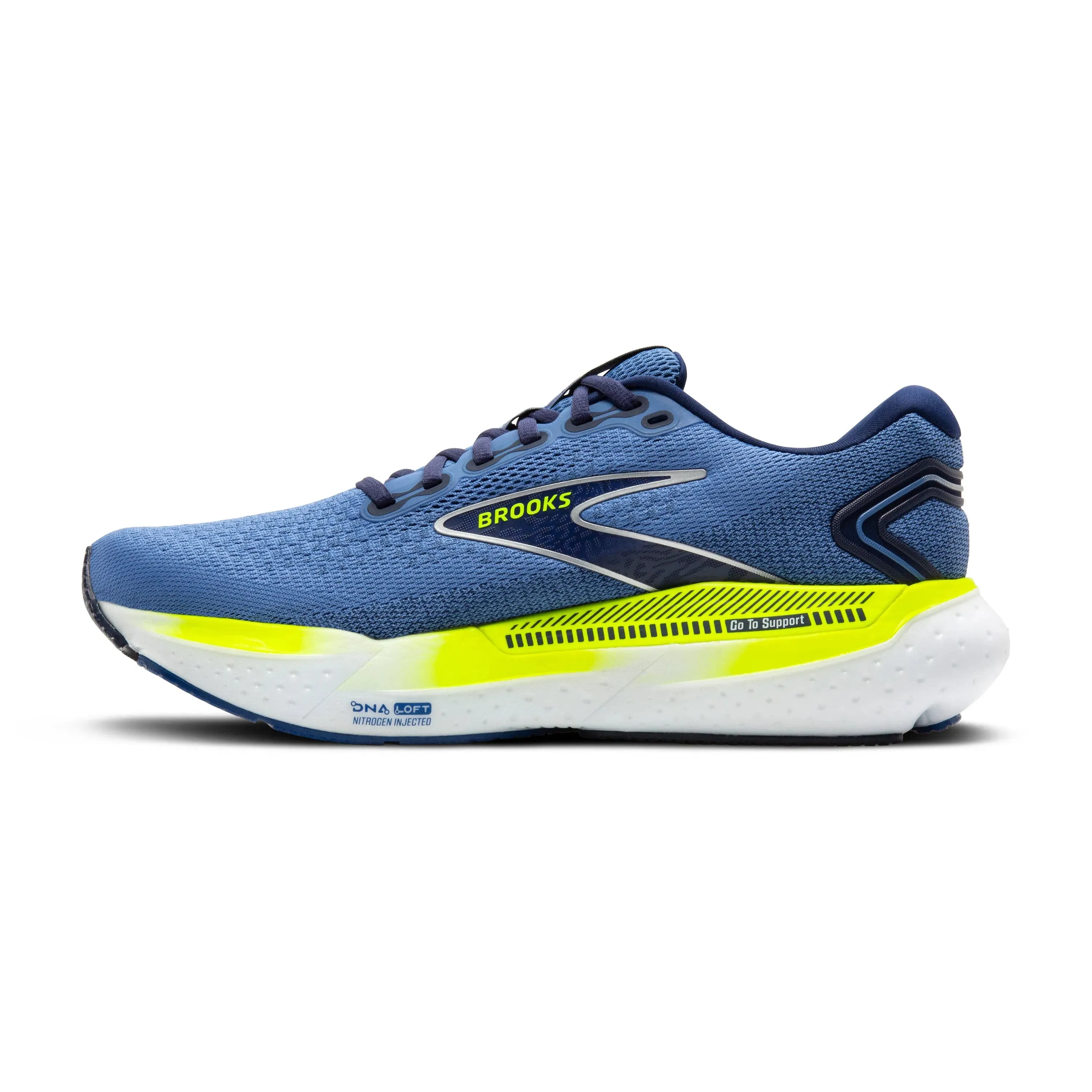 Chaussures de course Brooks Glycerin GTS 21 pour homme - Bleu