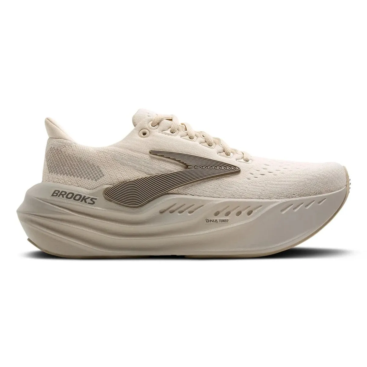 Brooks Femmes Glycerin Max Amande Pêche/Brouillard London/Blanc