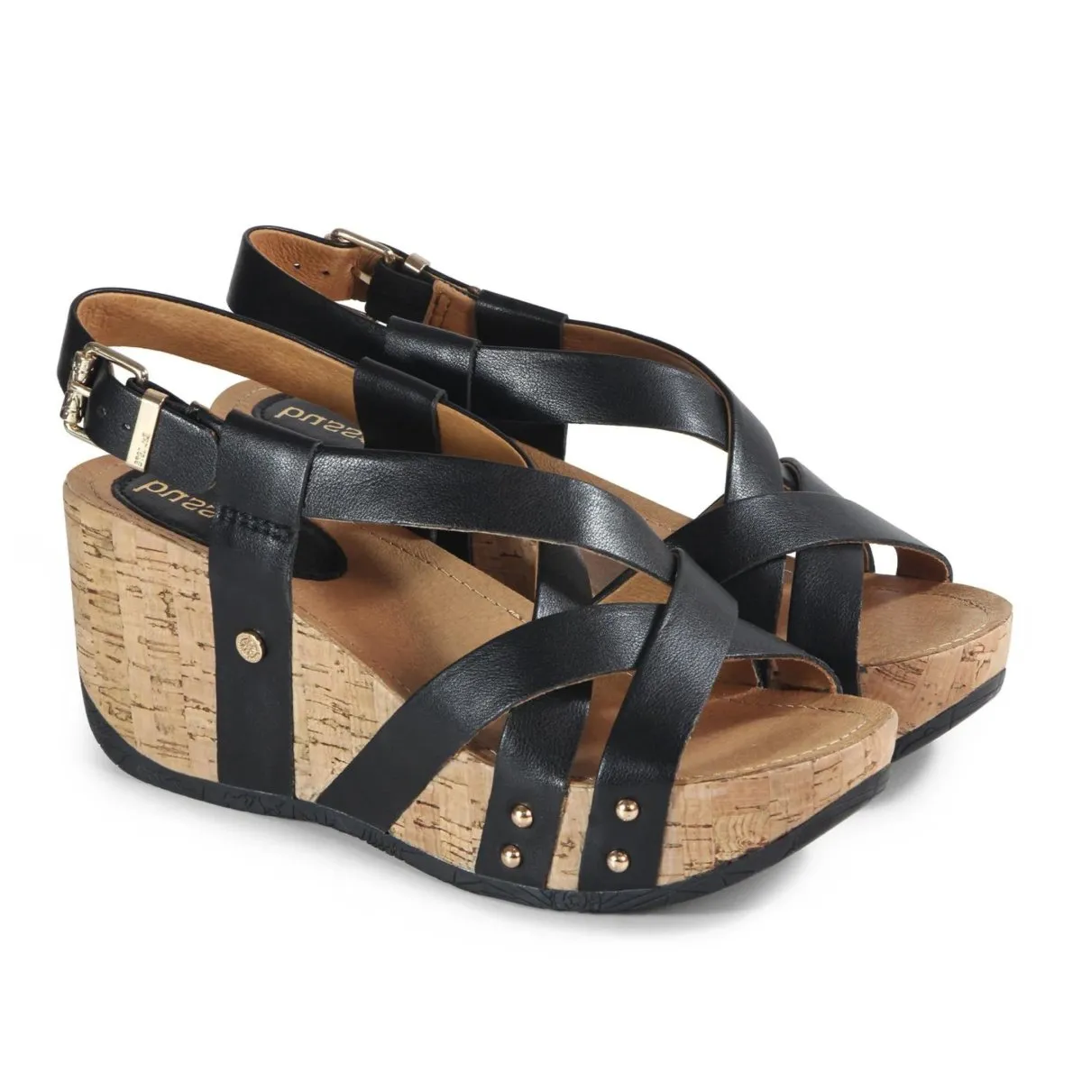 Bussola Femme Fern en Cuir Noir