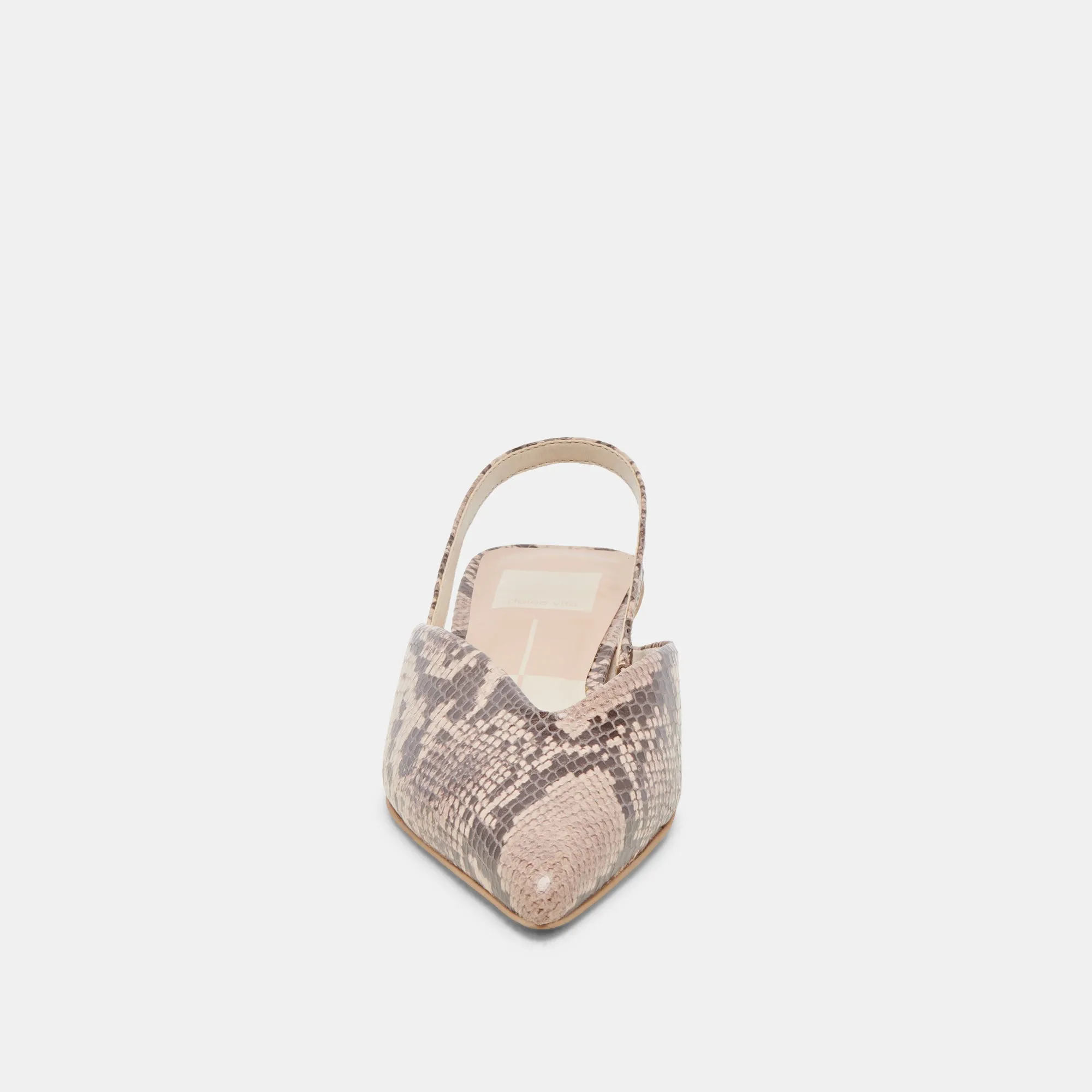 BYANCA FLATS CUIR GRAINÉ SABLE