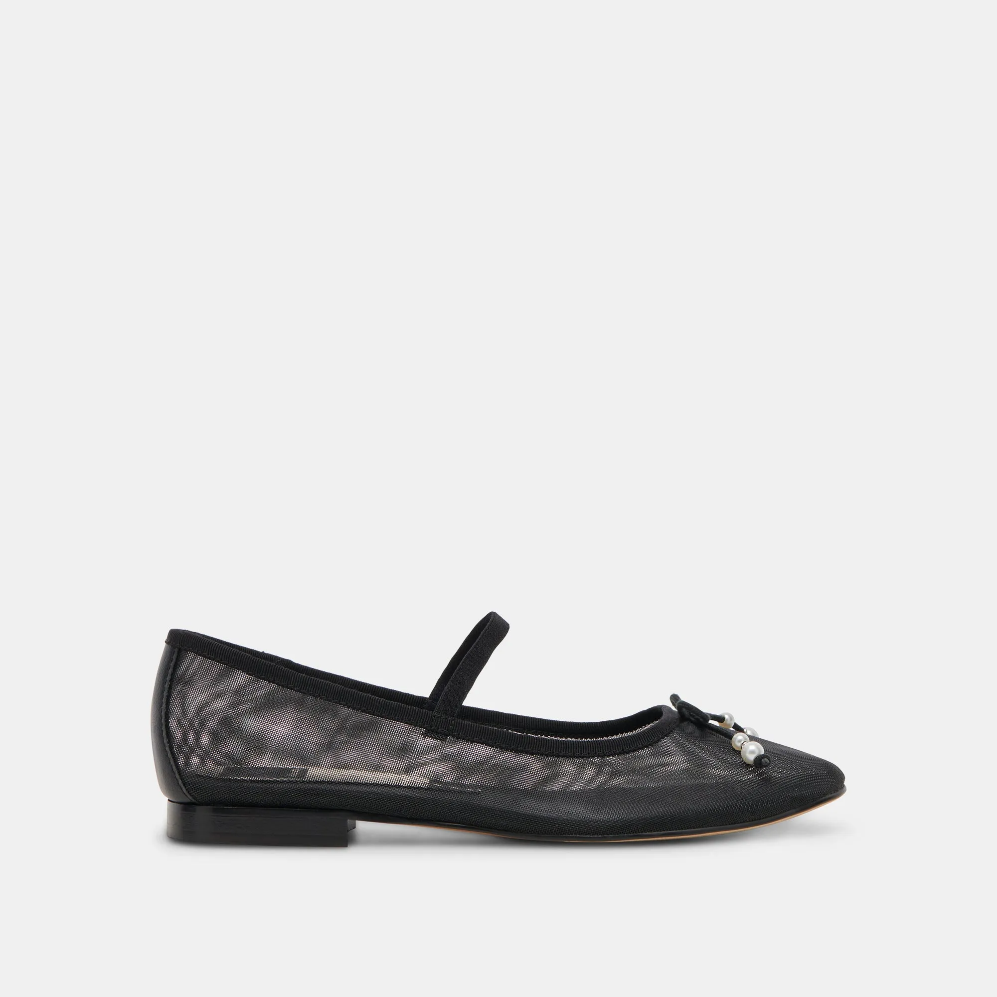 CADEL BALLET FLATS PERLES NOIRES