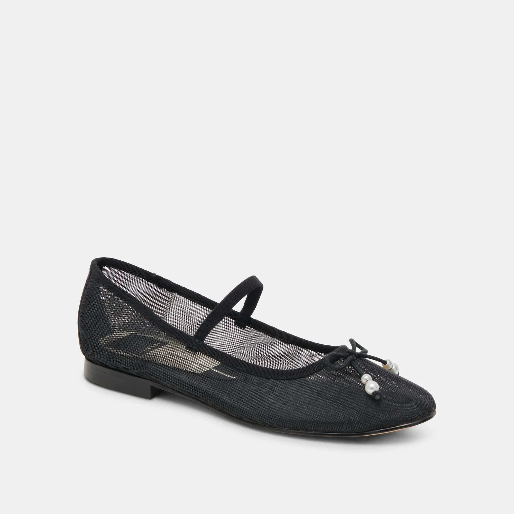 CADEL BALLET FLATS PERLES NOIRES