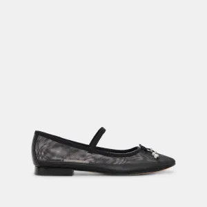 CADEL BALLET FLATS PERLES NOIRES