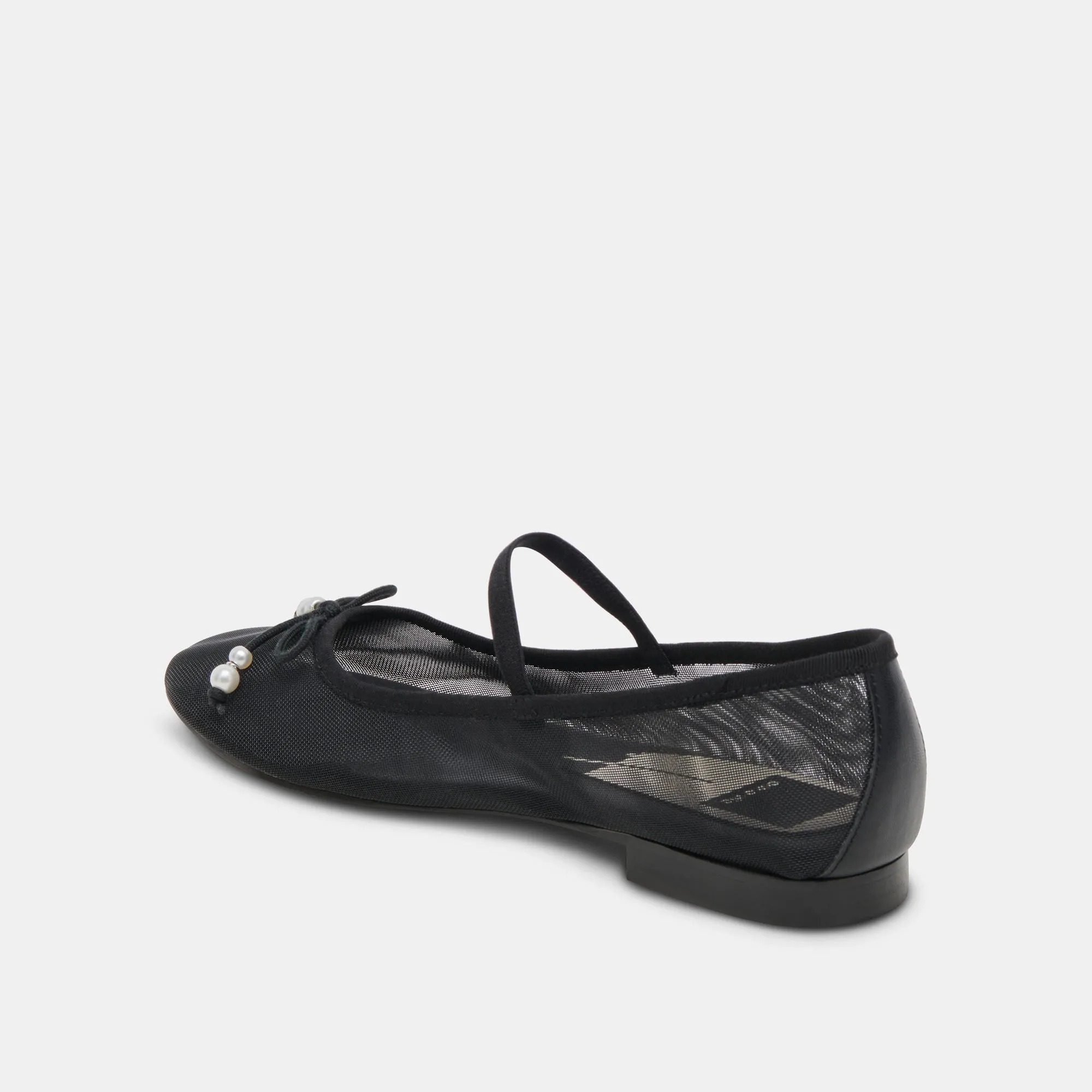 CADEL BALLET FLATS PERLES NOIRES