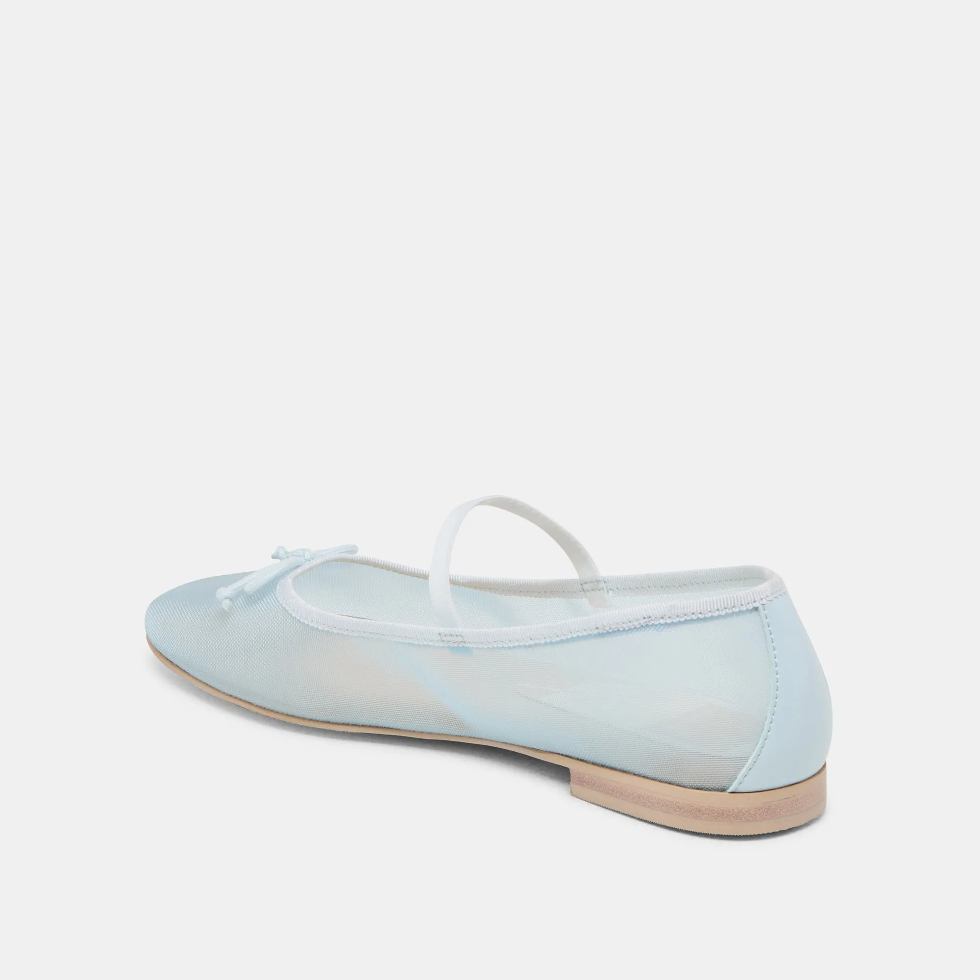 CADEL BALLET FLATS MESH BLEU GLACÉ