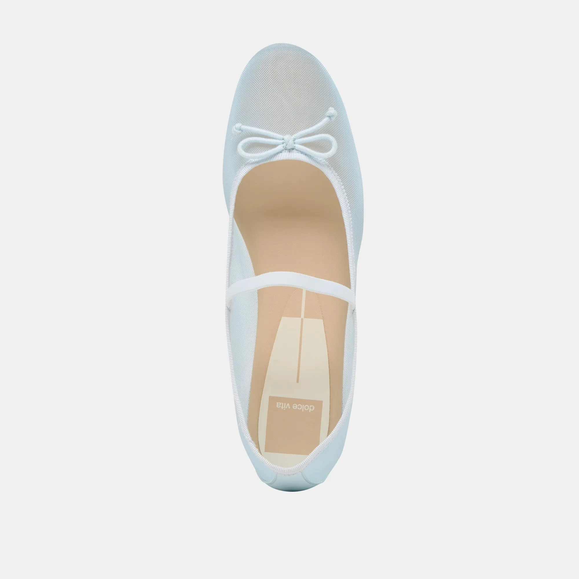 CADEL BALLET FLATS MESH BLEU GLACÉ