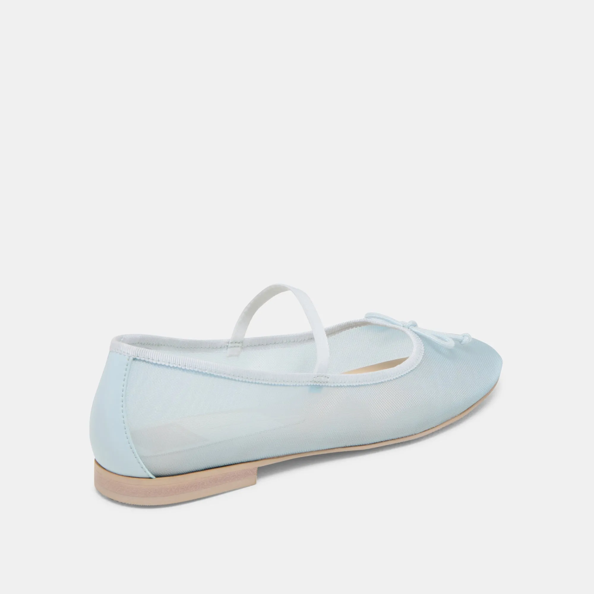 CADEL BALLET FLATS MESH BLEU GLACÉ