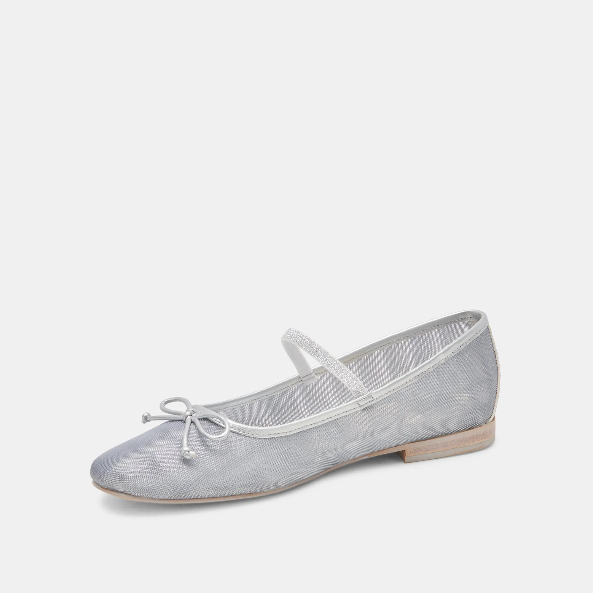 BALLERINES CADEL MAILLE ARGENTÉE