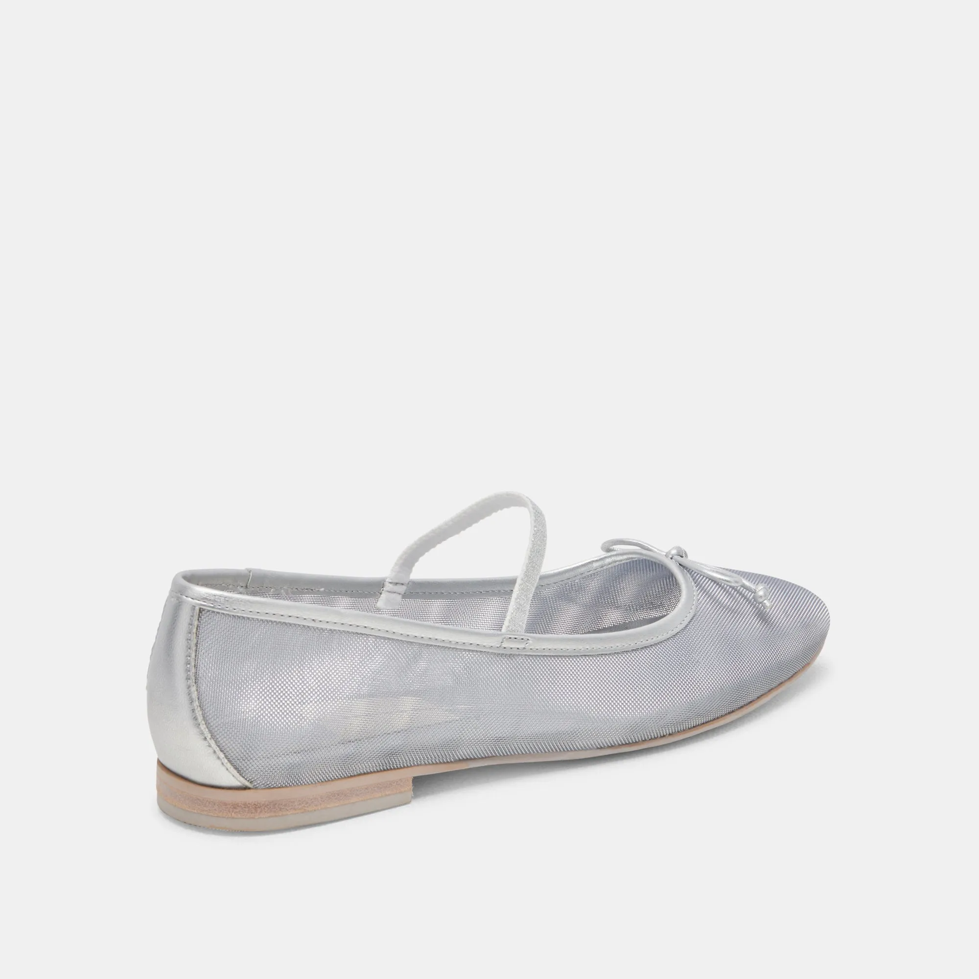 BALLERINES CADEL MAILLE ARGENTÉE