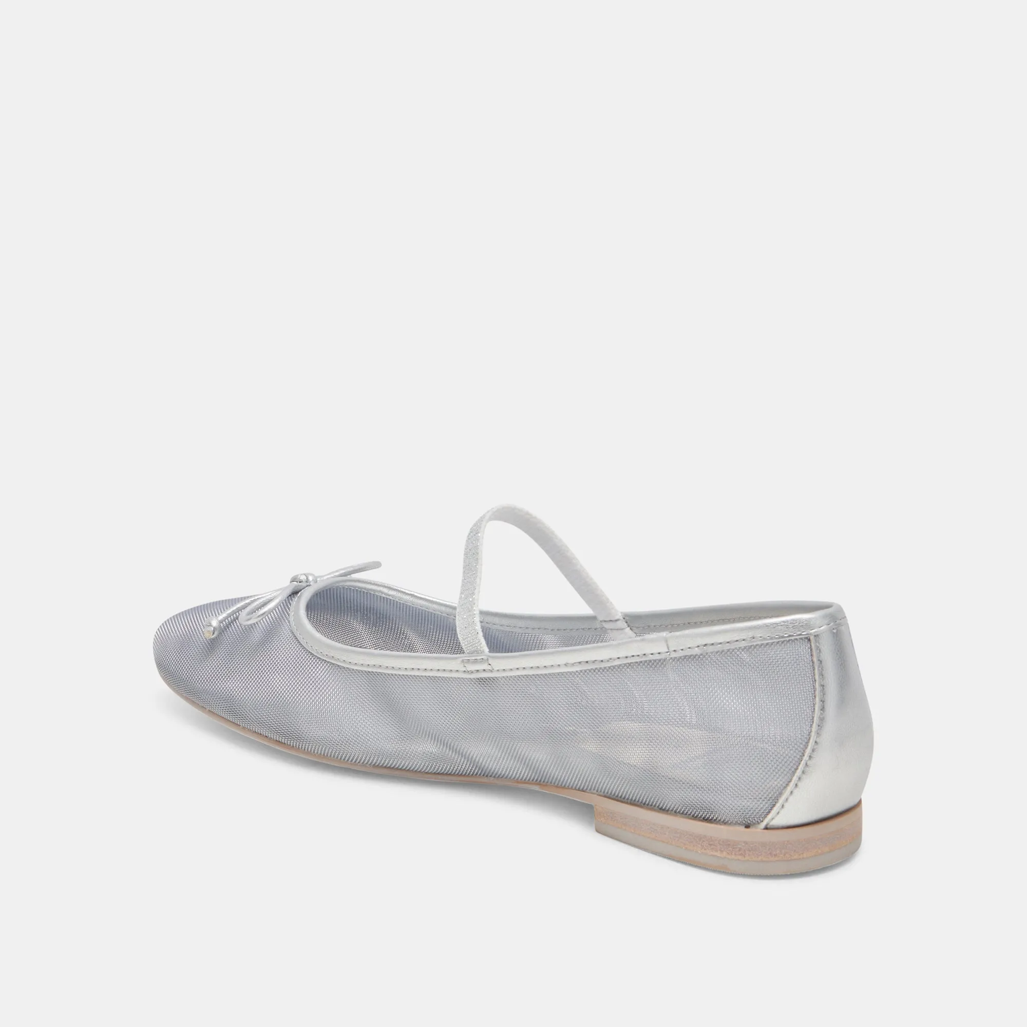 BALLERINES CADEL MAILLE ARGENTÉE