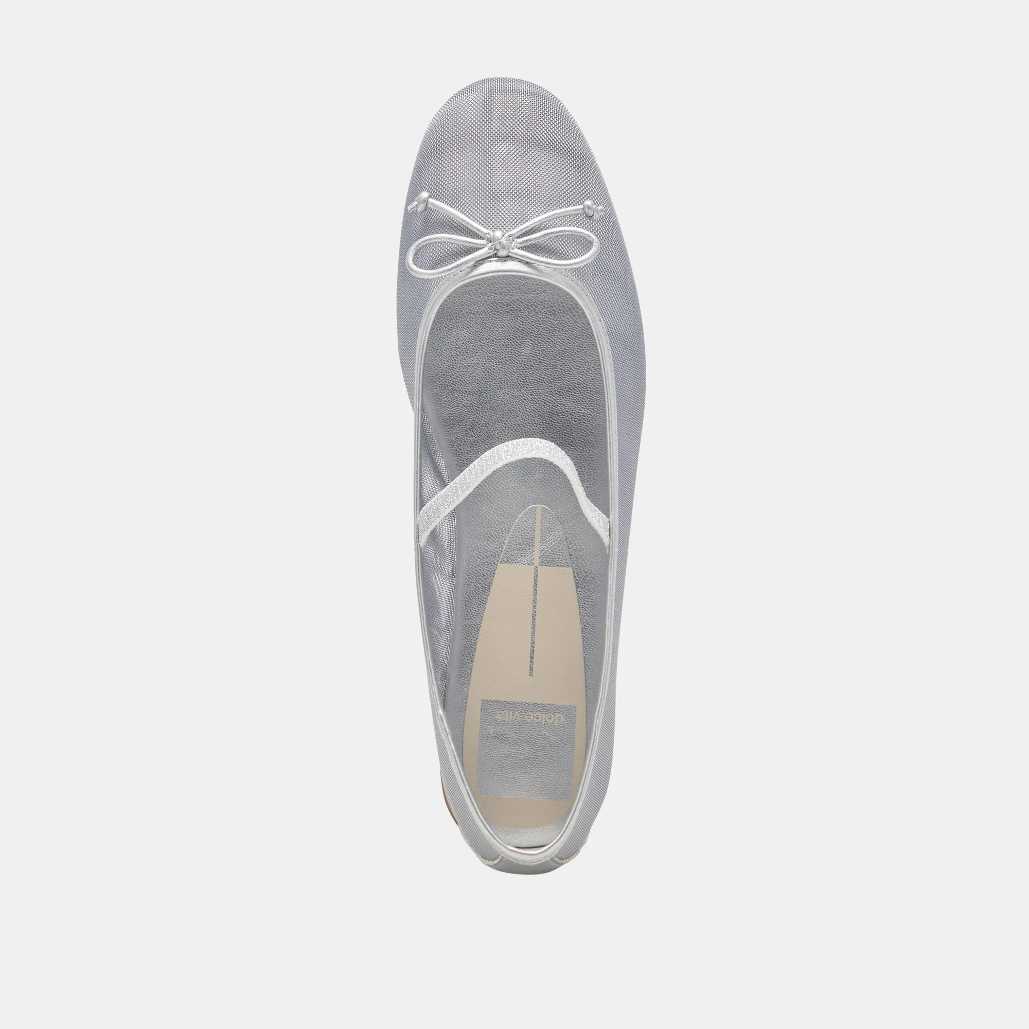 BALLERINES CADEL MAILLE ARGENTÉE