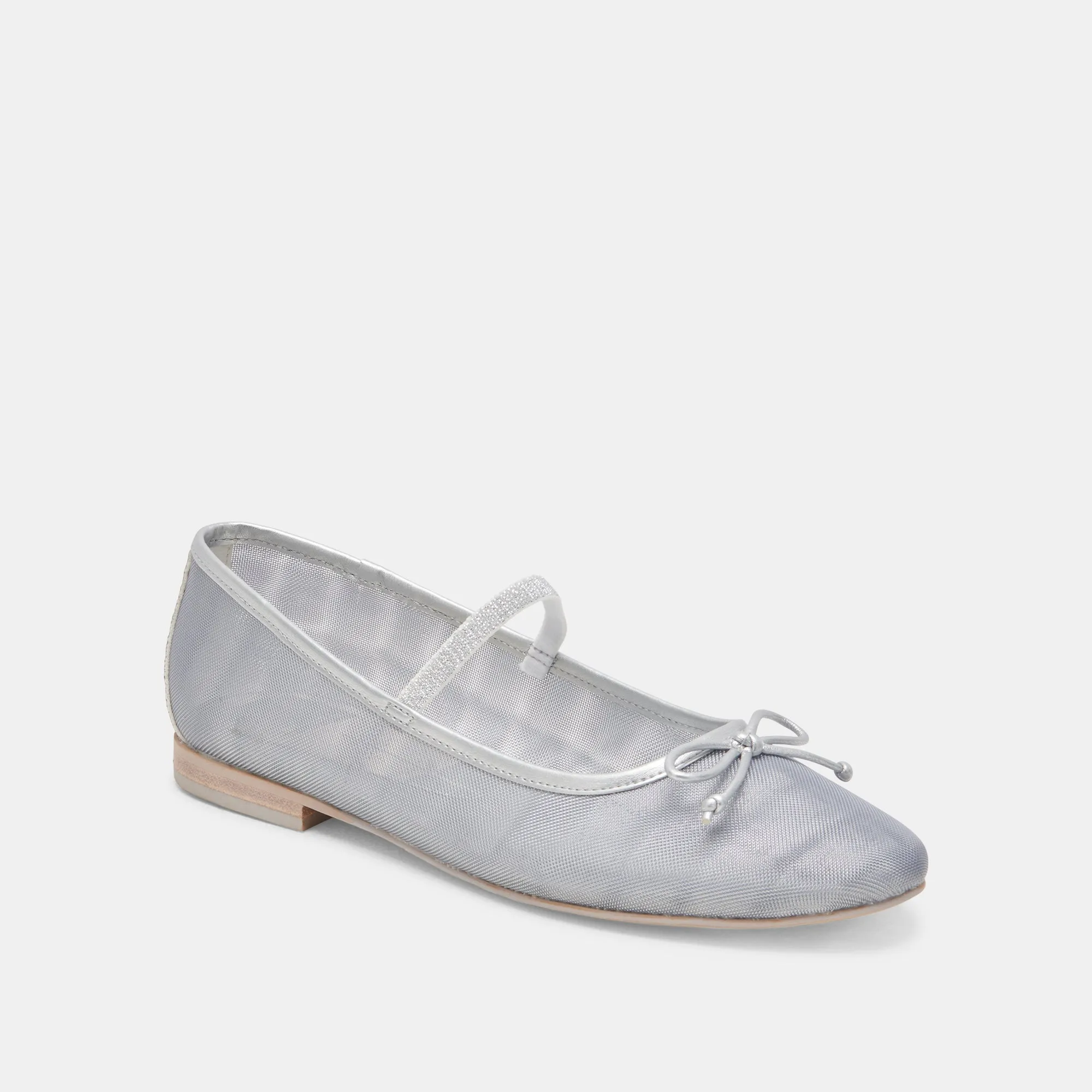 BALLERINES CADEL MAILLE ARGENTÉE