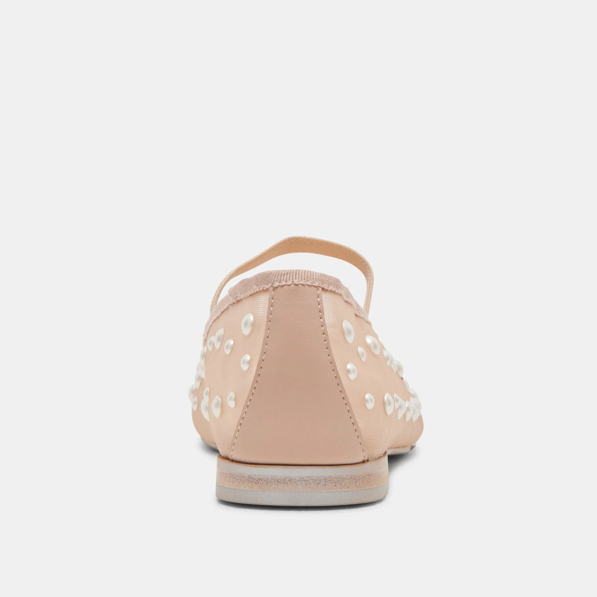 CADEL PEARL BALLERINES BLUSH EN MAILLE