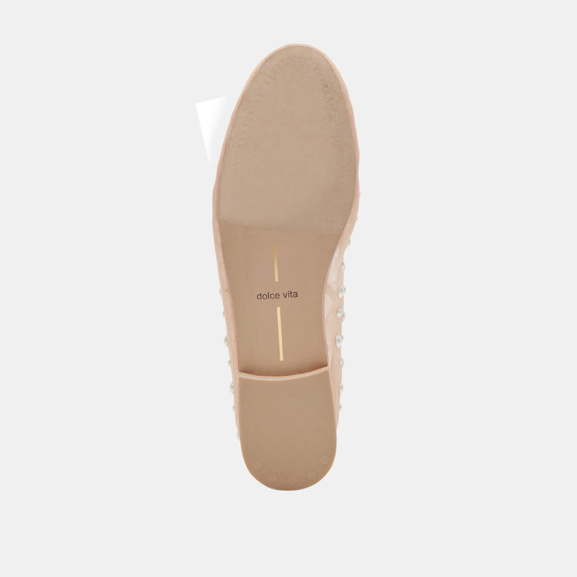 CADEL PEARL BALLERINES BLUSH EN MAILLE