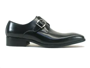Carrucci Boucle Monk Strap KS503-35 - Noir