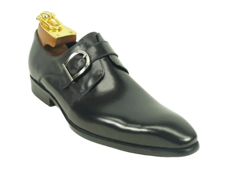 Carrucci Boucle Monk Strap KS503-35 - Noir