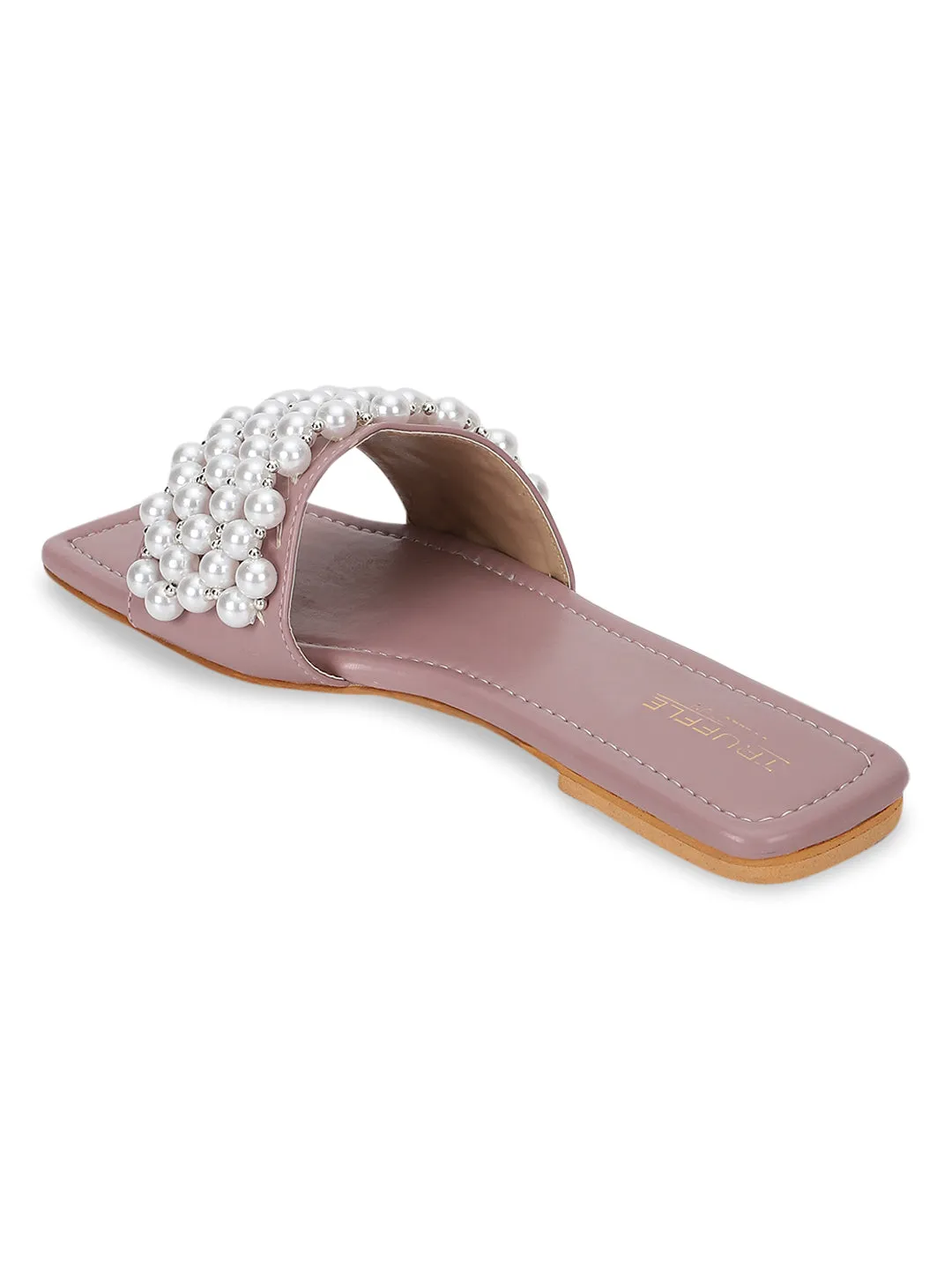 Chaussures plates à enfiler PU Champagne (TC-KL004-CHAM)