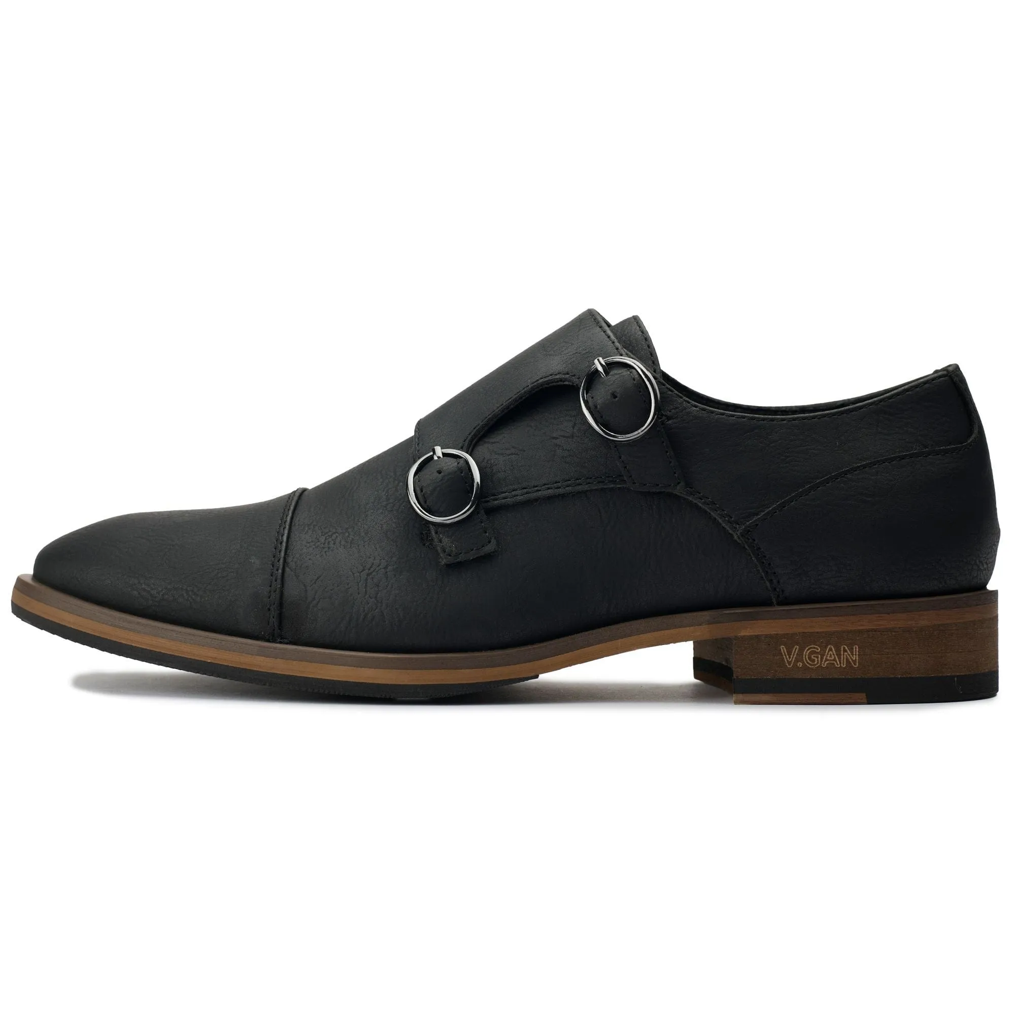 Chaussures Richelieu en Simili Cuir Végan pour Homme Chervil 2 | Noir