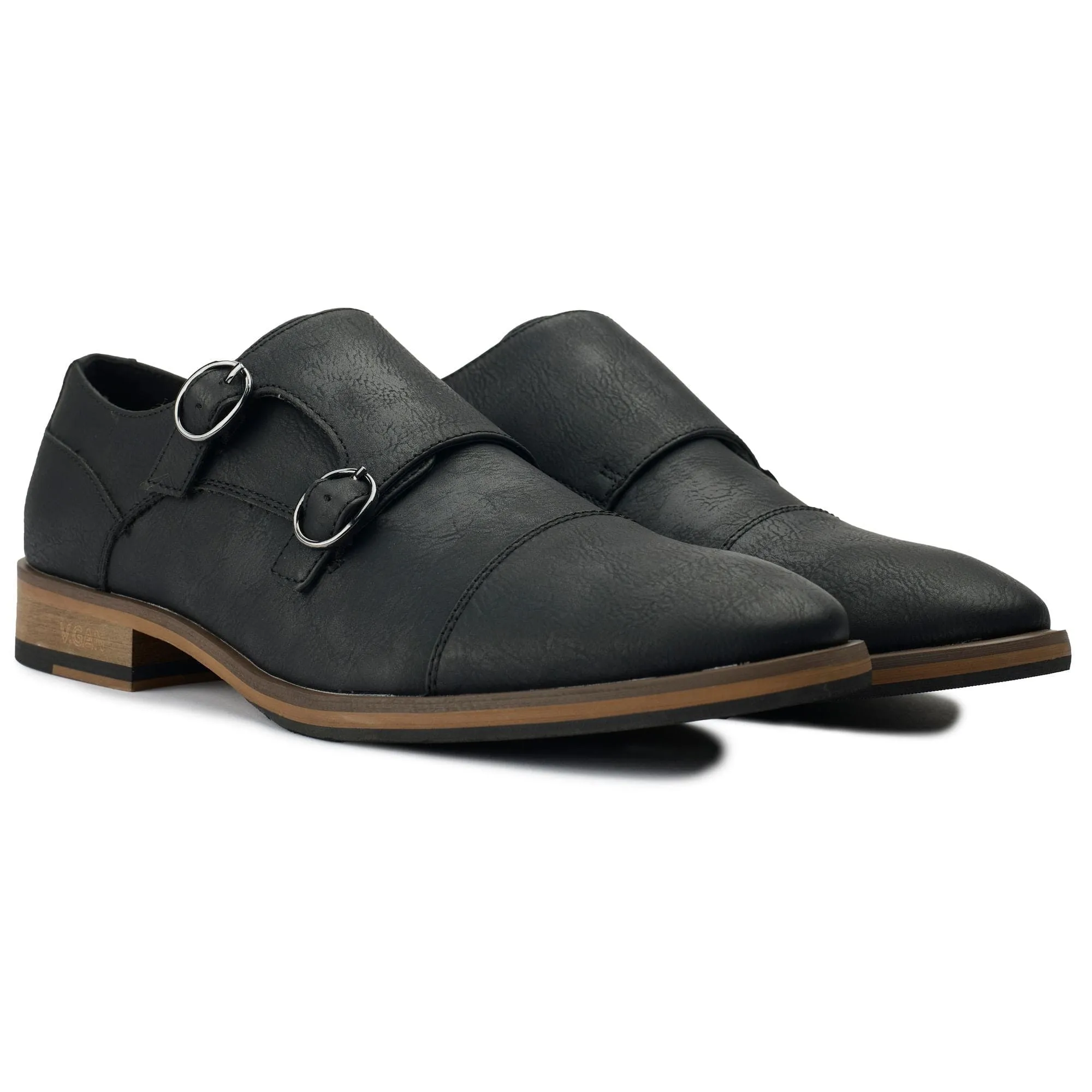 Chaussures Richelieu en Simili Cuir Végan pour Homme Chervil 2 | Noir