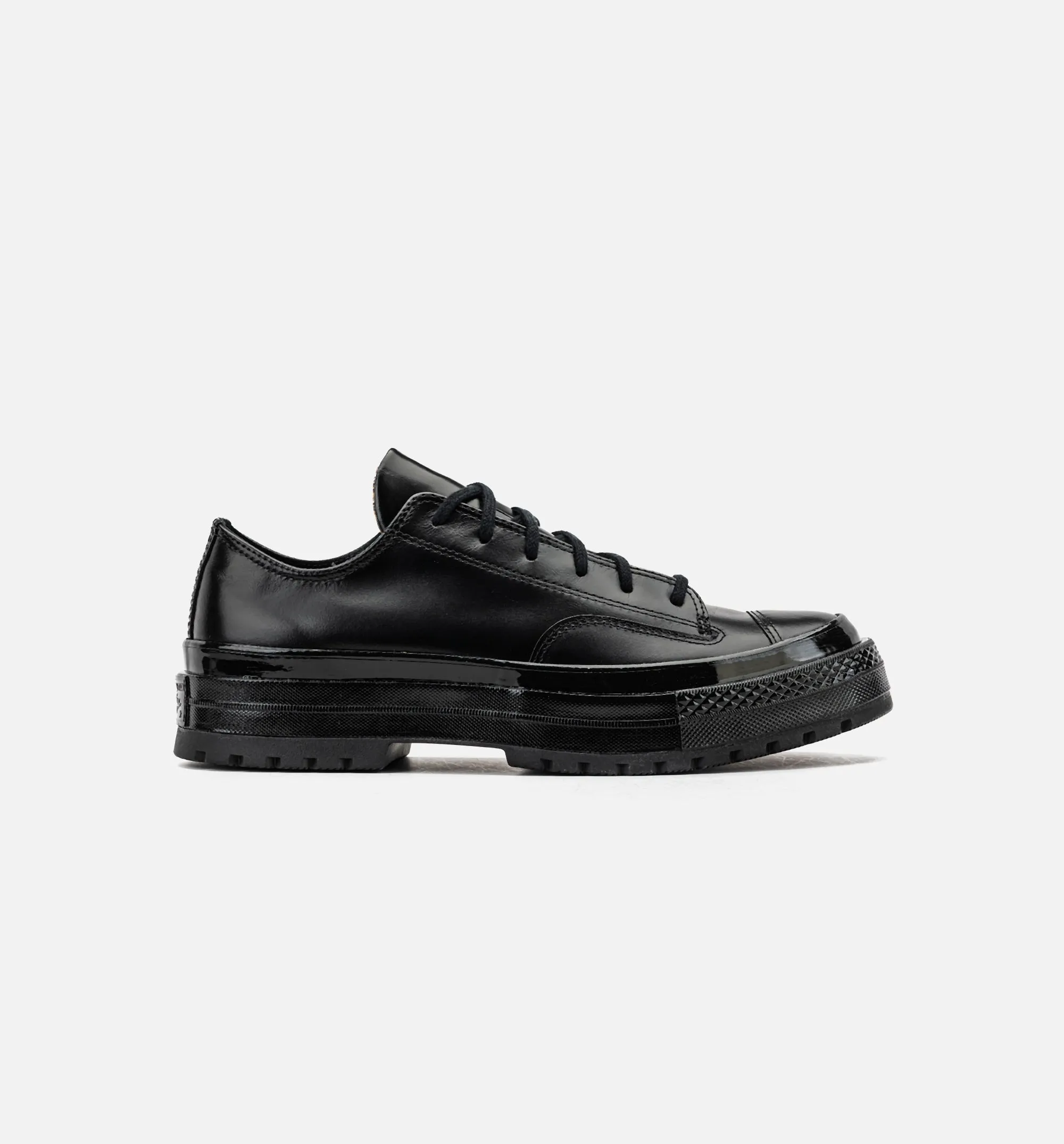 Chuck 70 Chaussure de Ville en Cuir pour Homme - Noir/Noir