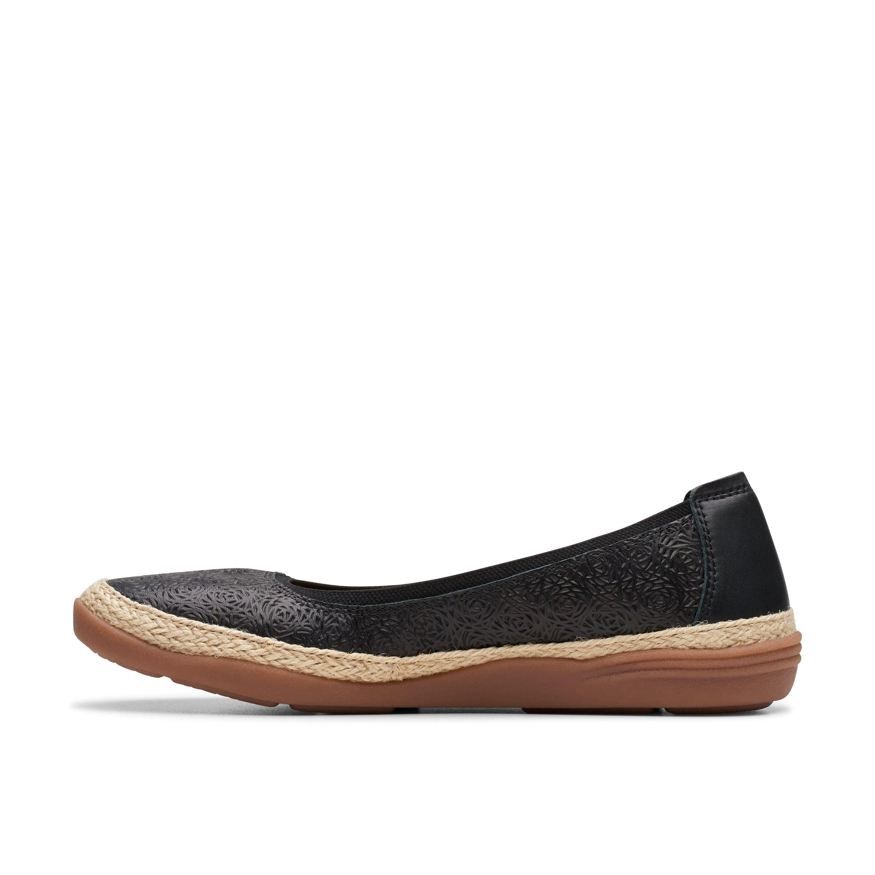 Clarks Elaina Rae en cuir noir