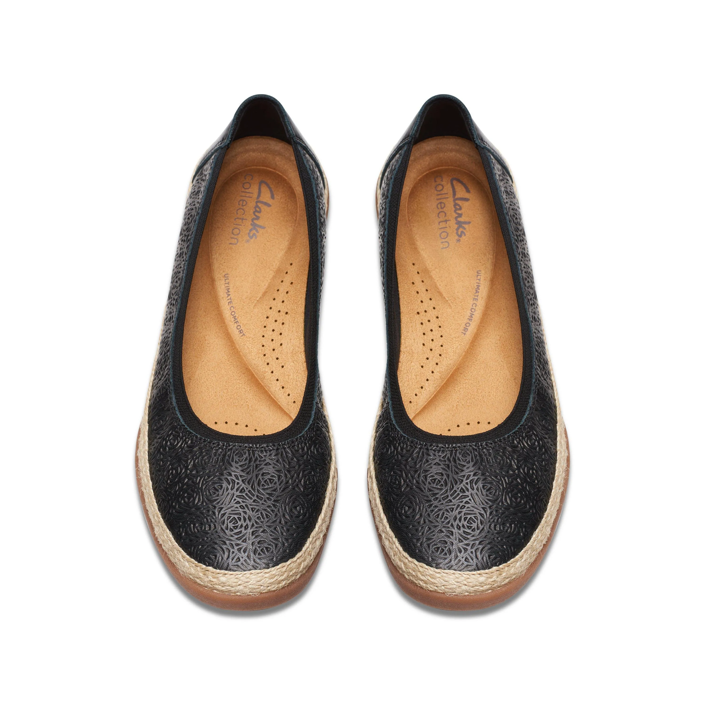 Clarks Elaina Rae en cuir noir
