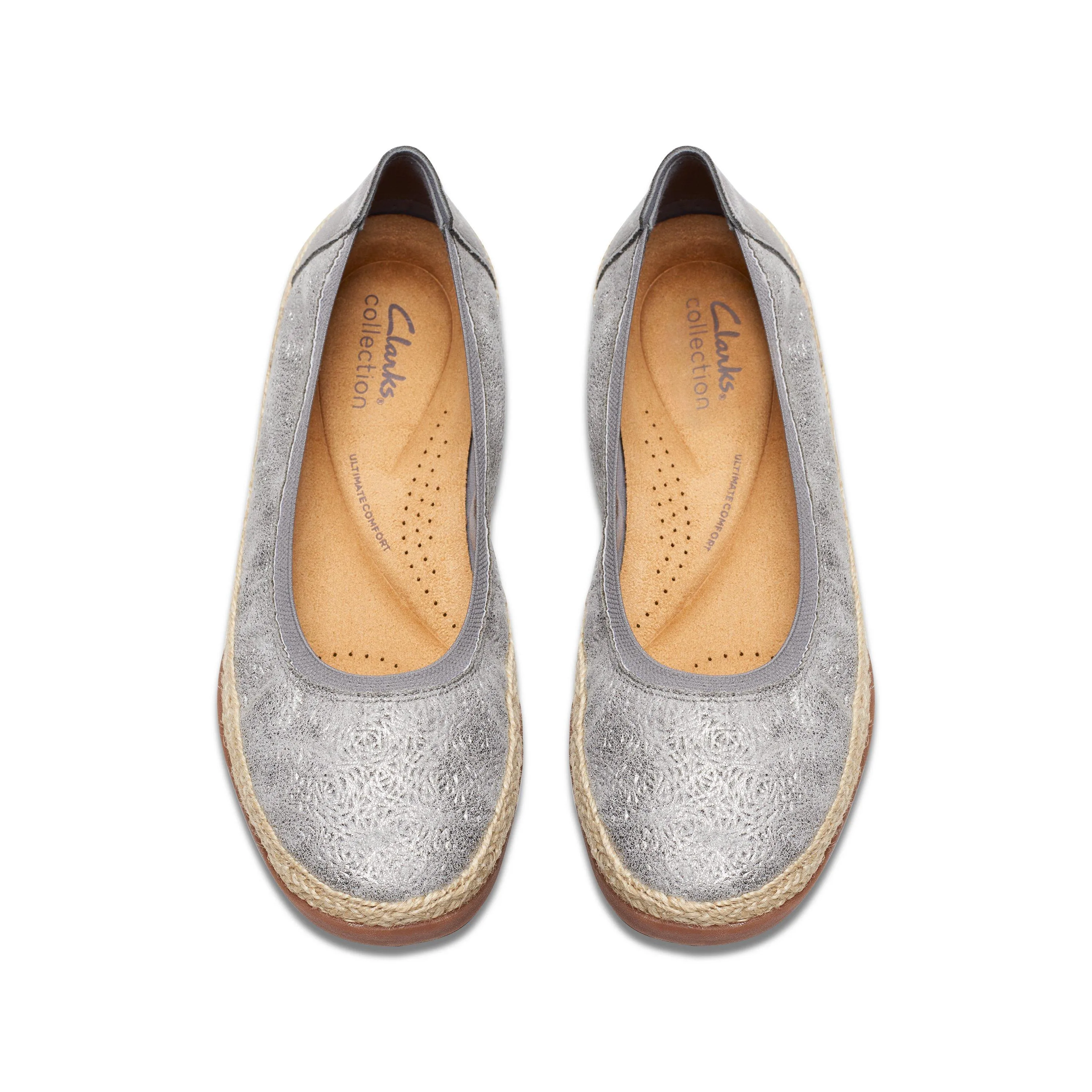 Clarks Elaina Rae en Textile Gris