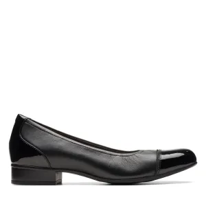 Clarks Juliet Step en Cuir Noir