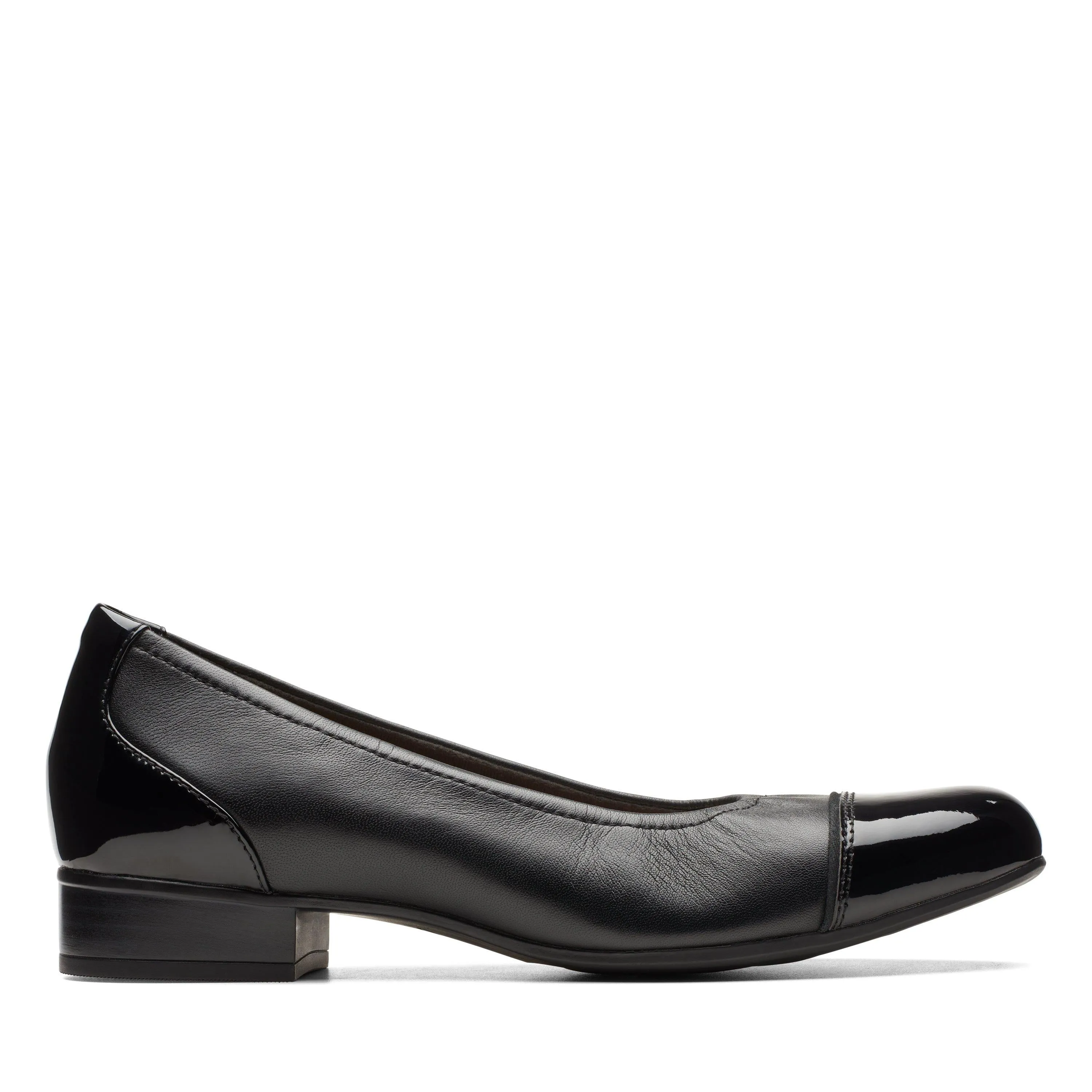 Clarks Juliet Step en Cuir Noir