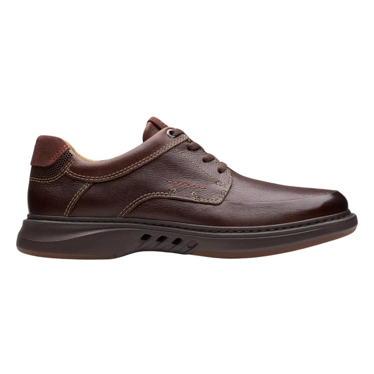 Clarks Hommes Un Briley Lacet Cuir Acajou