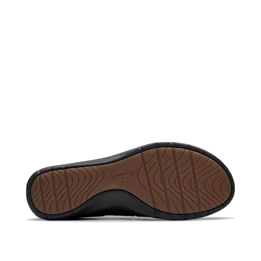 Clarks Certina Ease, Mocassin en Cuir pour Femme, Noir
