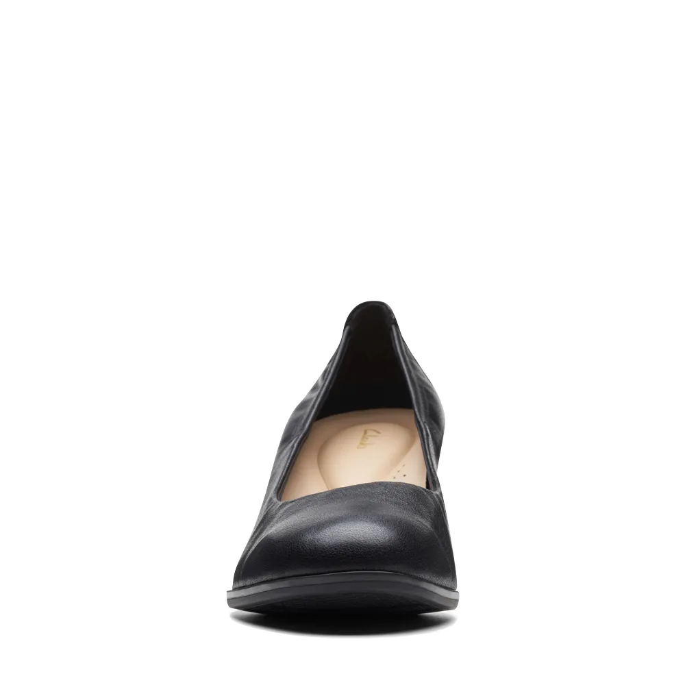 Escarpins à talons en cuir Loken Step pour femme de Clarks en noir